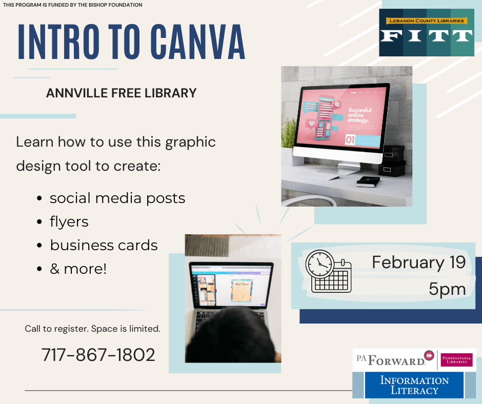 Intro to Canva at Annville Library