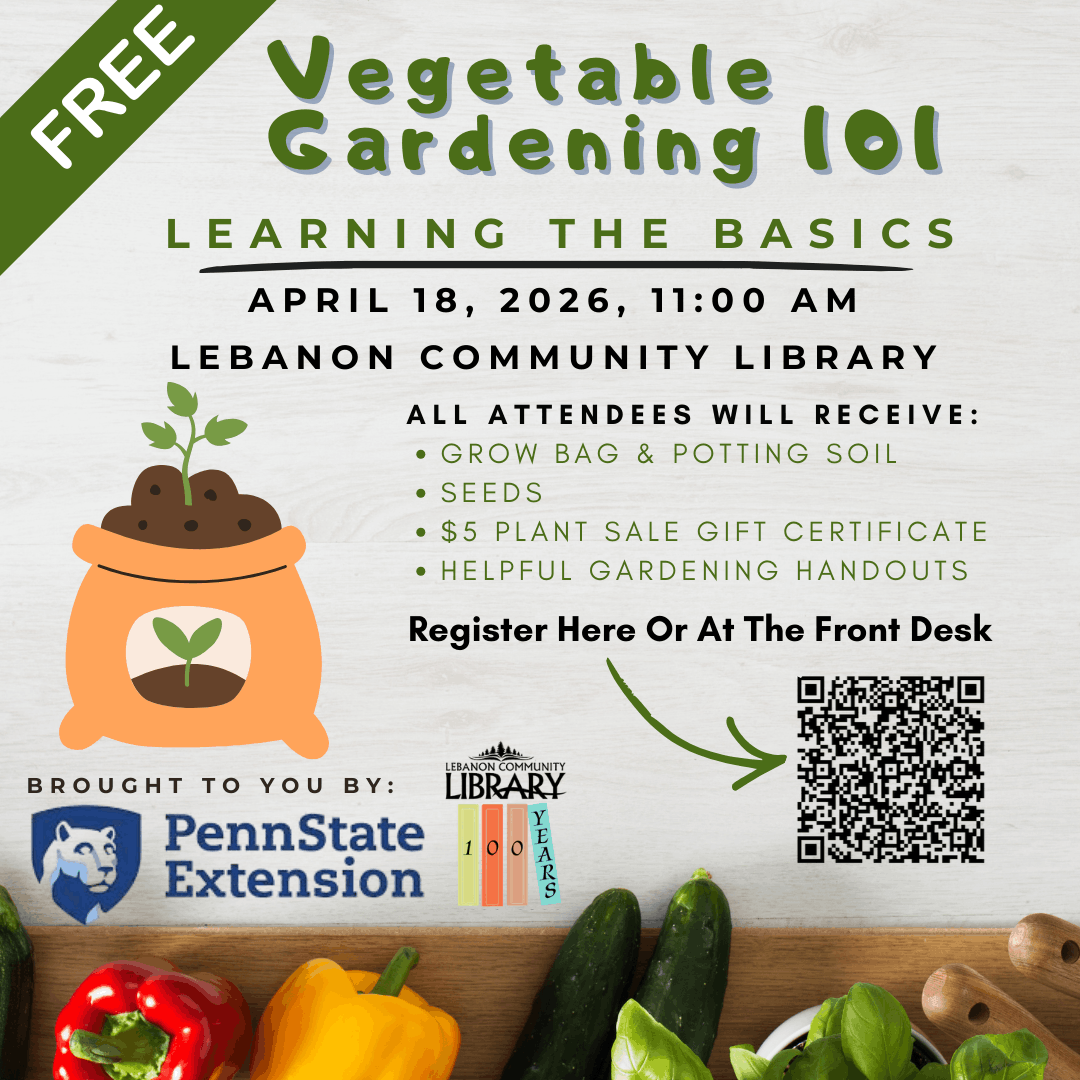 Vegetable Gardening 101 April 18