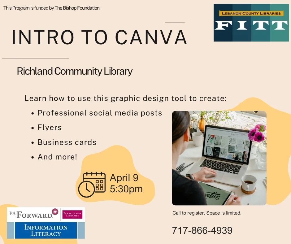 Intro to Canva at Richland Library