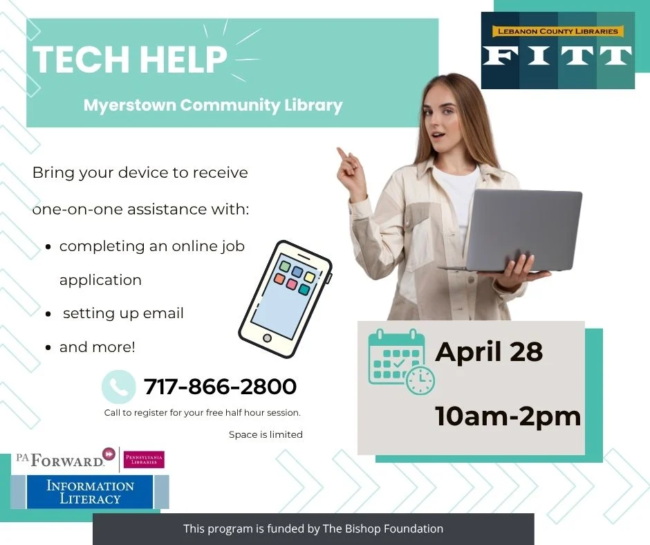 Tech Help at Myerstown Library