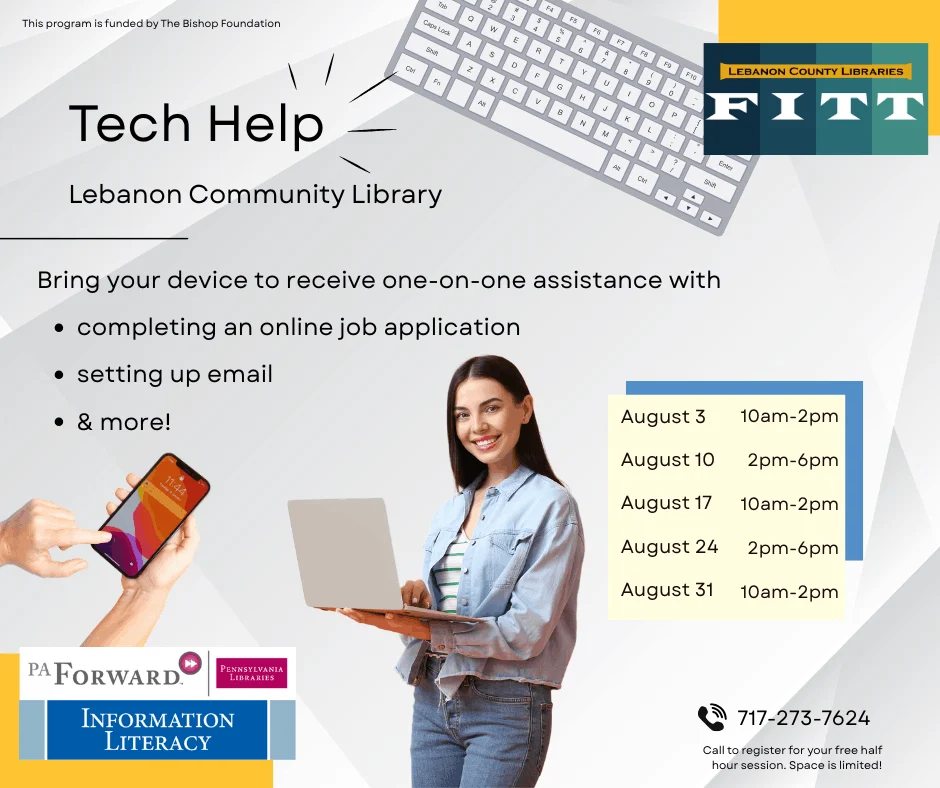 Tech Help at Lebanon Library
