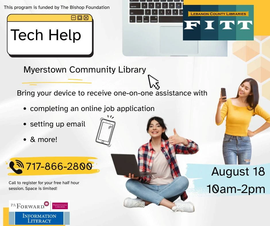 Tech Help at Myerstown Library