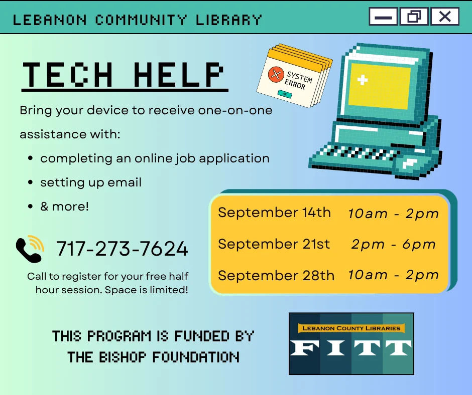 Tech Help at the Lebanon Library