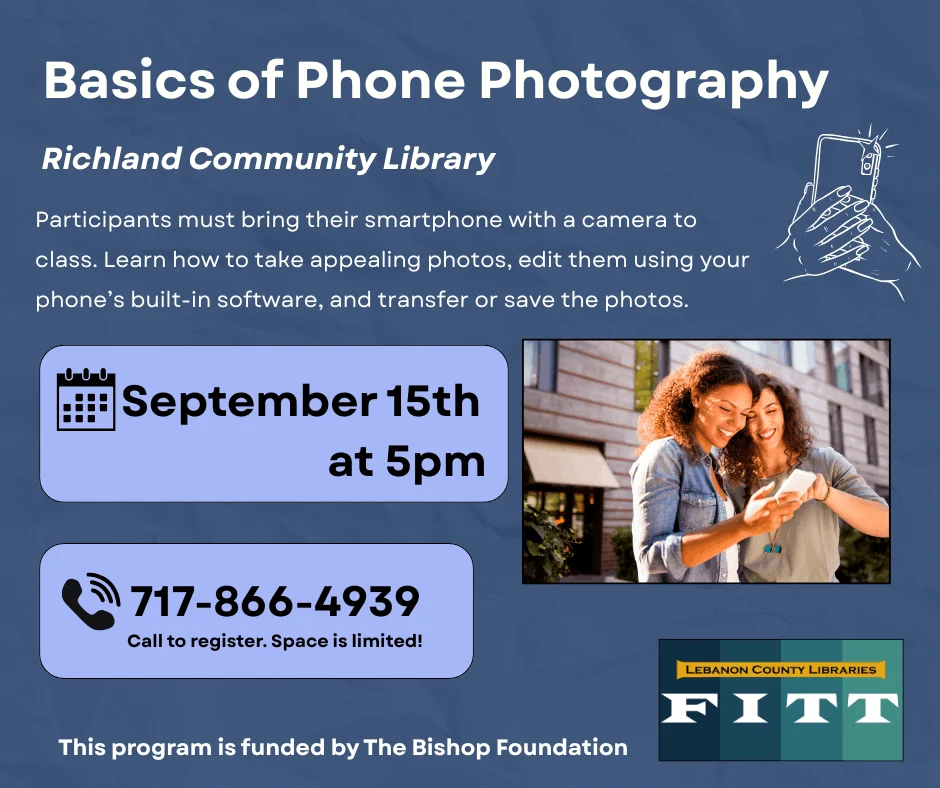 Basics of Phone Photography at the Richland Library